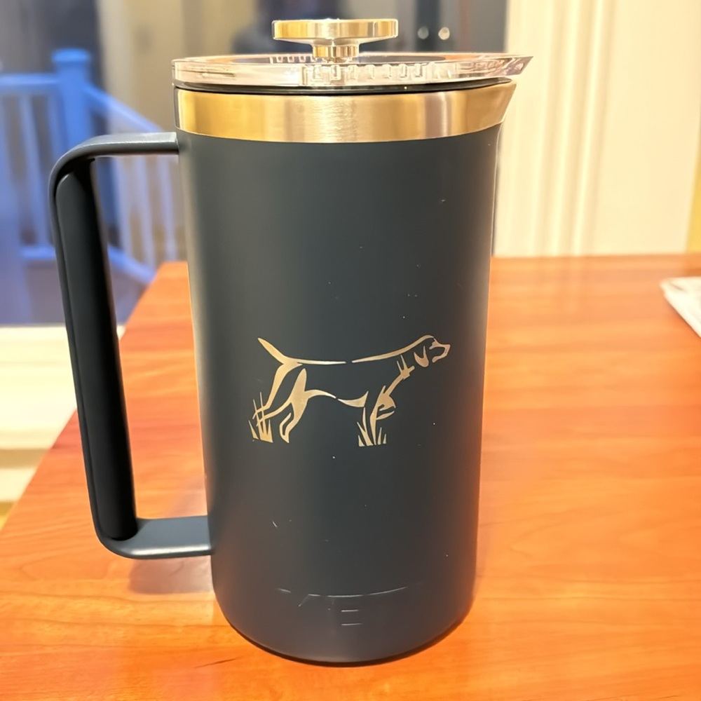 Yeti French Press, navy blue